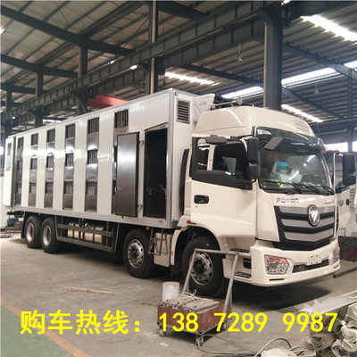 6米欧曼前四后八畜禽运输车价格解析与市场概览